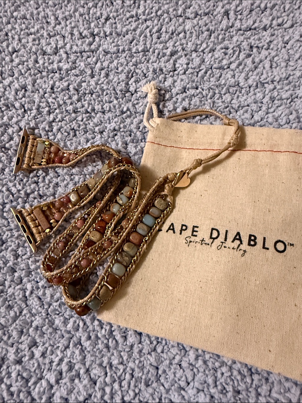Cape Diablo Beaded Apple Watch Bracelet Band